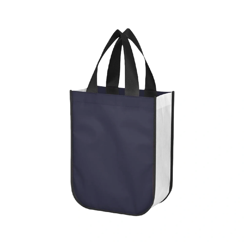 Blue tote bag custom with logo