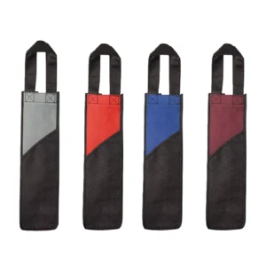 Custom Bottle Wine Tote Set in Red, Blue, Gray, and Burgundy Colors