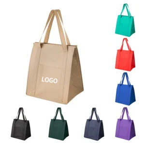Multi-color Custom Cooler Bags Collection | Nonwoven Insulated Tote with Aluminum Foil Lining