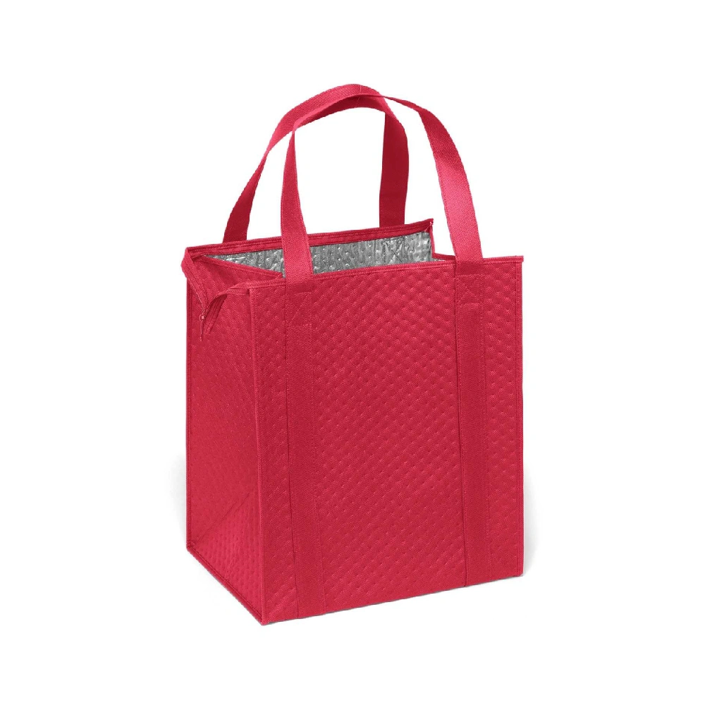 Red Custom Insulated Cooler Bag – Hot and Cold Storage Tote