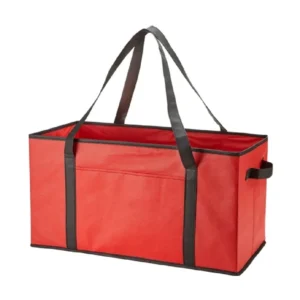 Custom Polypropylene Bags Red – Durable Non-Woven Tote for Shopping and Storage