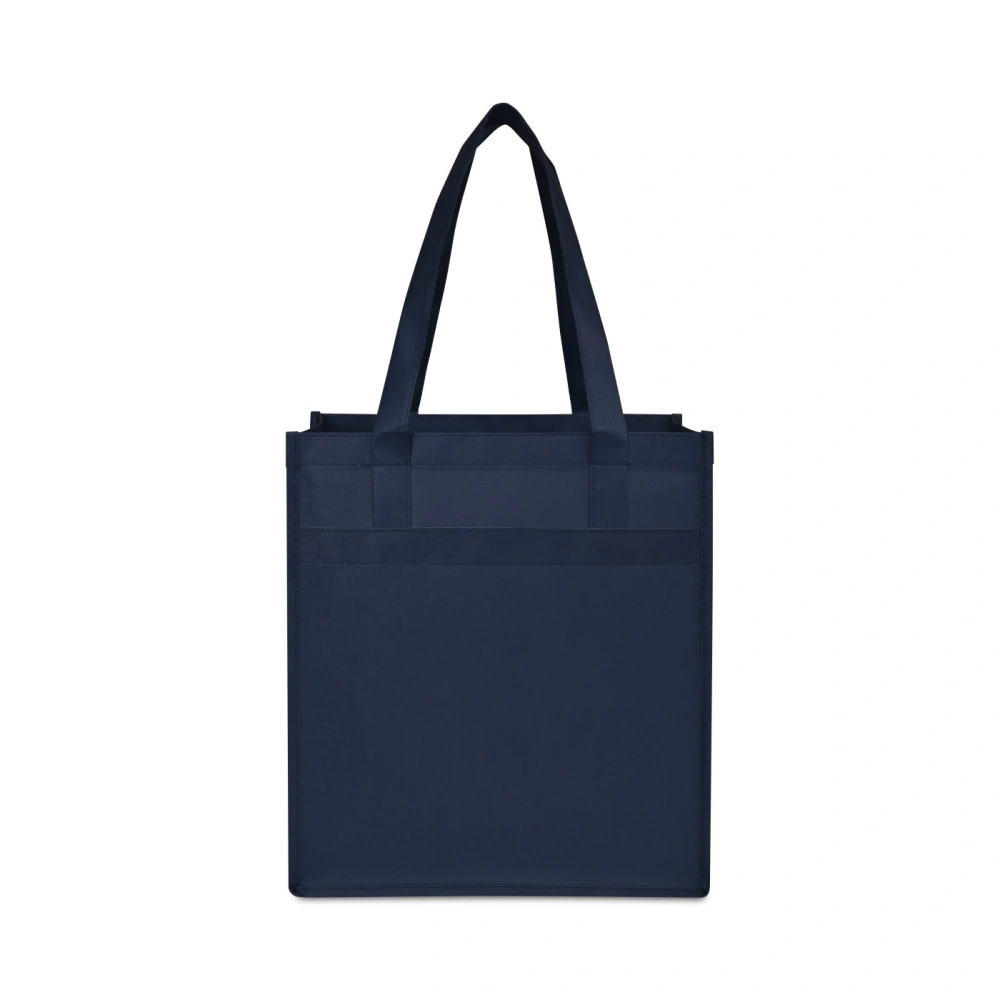 Navy Blue Non-Woven Shopping Tote Bag
