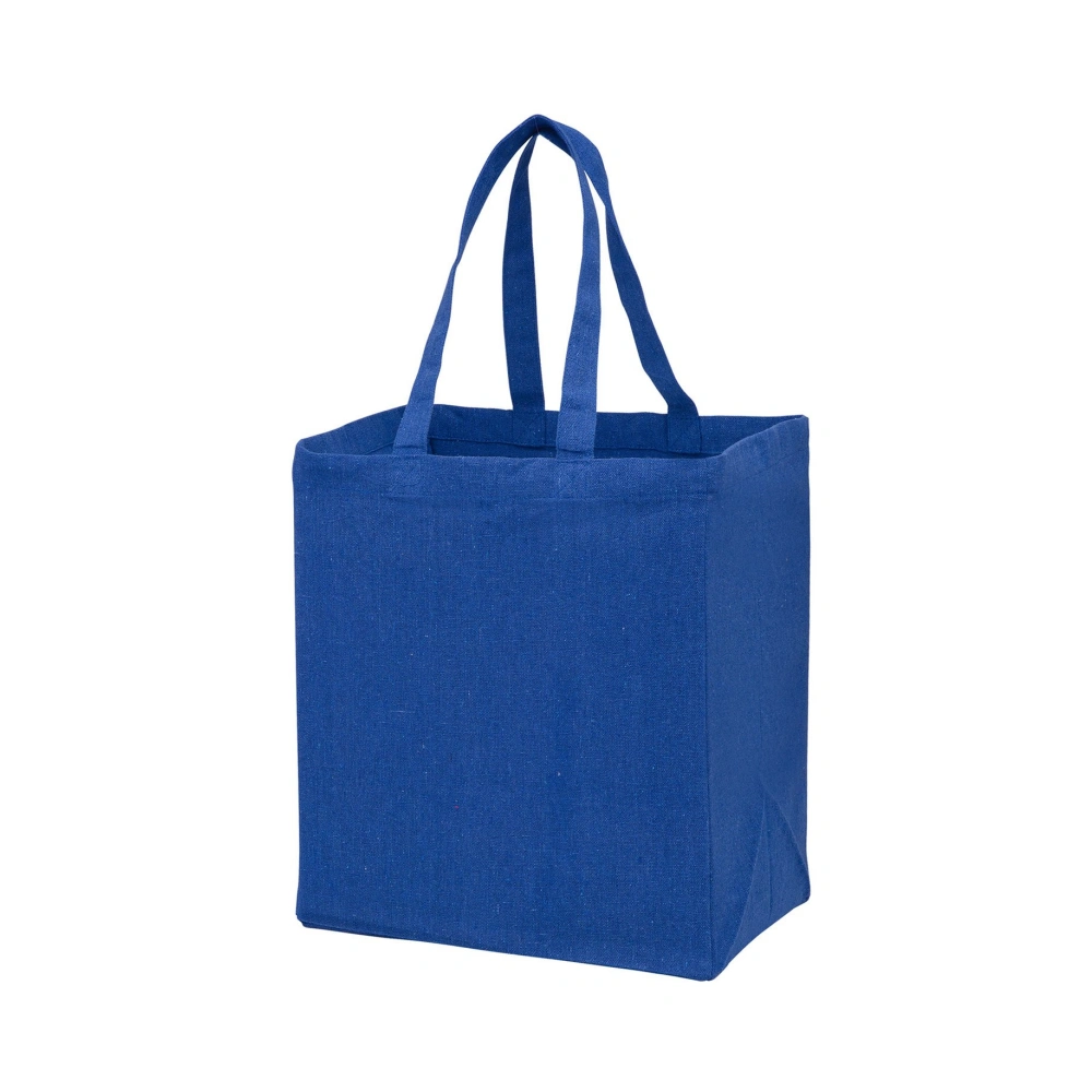 Royal blue custom canvas tote bag by trusted manufacturers